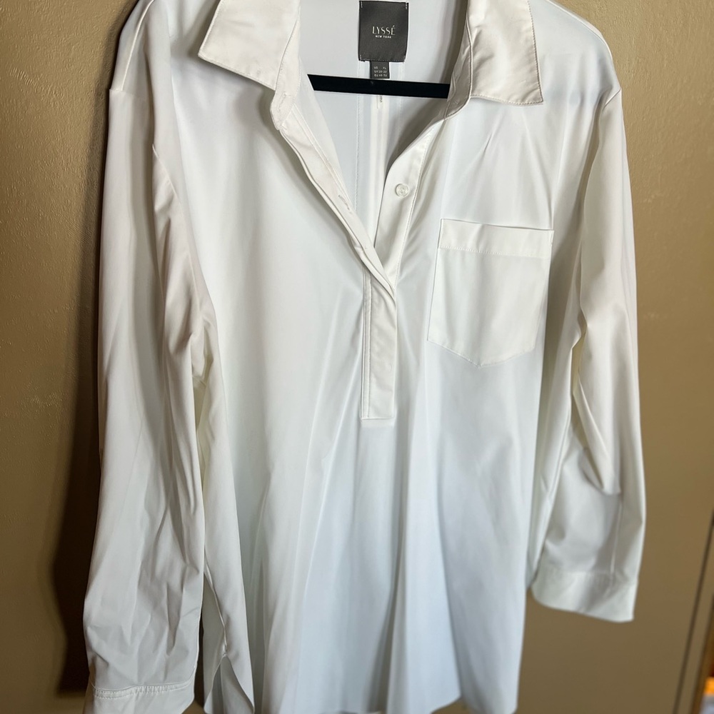 White Lysse Long Sleeve Shirt